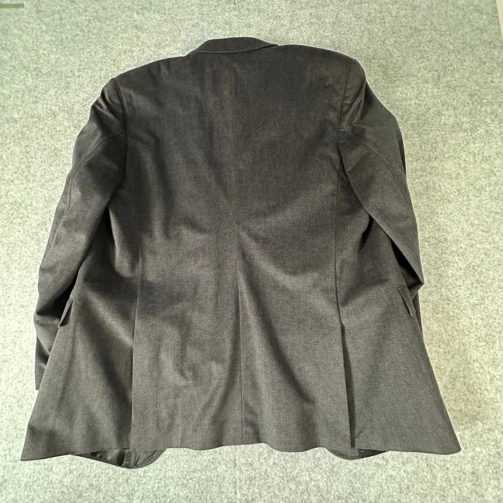 Pronto Uomo Blazer Mens 3XLT Charcoal Grey Two Button Corduroy Sport Coat